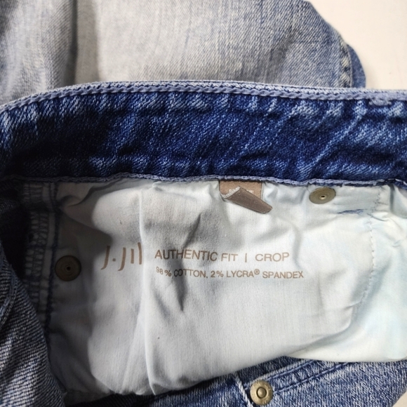 J. Jill Authentic Crop Jeans Size 6 Petite Blue Cropped - Picture 4 of 5